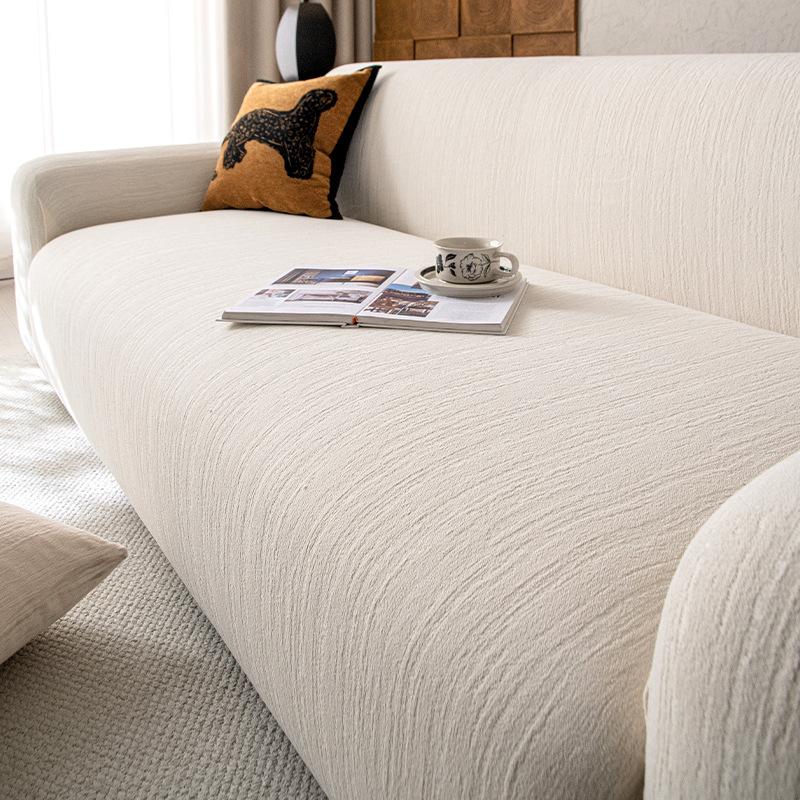 New Solid color Chenille Full Cover Sofa Cover Dust Proof and Stain Proof Integrated Protective Cover All Season Universal Anti Slip Seat Cushion