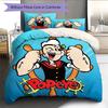 Popeye the Sailor Man  Pattern Bedding Quilt Set  Home Decoration  Gift (1 * Duvet Cover + 2 * Pillowcase  Without Core)