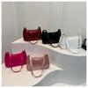 Damen Patentleder Handtasche Koreanisch Vielseitig Mode Schultertasche Lässig Pendlertaschen Mädchen Marke Designer Reißverschluss Handtasche