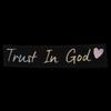 Trust In God Mirror Decal, Car Decals For Women, Faith Mirror Decal, Cute Vinyl Decal, Christian Car Mirror Decal, Religious Car