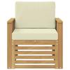 Outdoor Sofa Set Polyester White