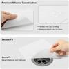 4 Pieces Silicone Tub Stopper Floor Drain Cover Shower Drain Cover Floor Sewer Anti-Odor Mat Deodorizing Drain Plugs for Kitchen Bathroom Laundry
