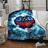 1pc Shiny Shield Fantasy Artwork flannel Blanket for Super Soft Cute Comfort Blanket for Travel Bedding Couch Sofa Blanket Y82549