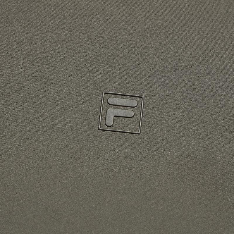 FILA White Fashion Simple Classic Basic Solid Color Casual Light Business Versatile Comfortable Long Sleeve Polo Shirt Men tops F11M613218FBN