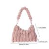 Y2K Plush Handbag Shoulder Bag Underarm Bags Suitable for Travel and Shopping