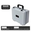 AS60-Portable Suitcase Thicken Plastic Hard Case Equipment Hardware Toolbox Large-Capacity Instrument Box With Sponge