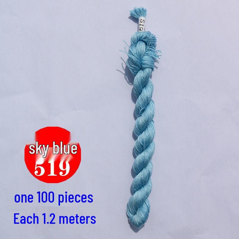 Baumwoll-Kreuzstich-Stickgarn: Handgefertigte Einlegesohlen, Dickes Nähgarn, Eine Farbe pro Stück