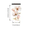 Kreative 3D-Blumen-Toilettenaufkleber, Dimensionale Blumen-Wandaufkleber für das Badezimmer, Wasserdicht, Abnehmbar, Dekor
