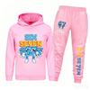 Spring Autumn Six Seven 67 Print Children Hoodies Set Kids Fashion Sportsuit Boys Long Sleeves Pants Suit 2 Piece Trouser Set