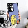 Funny Cartoon Ugly Fish Soft Phone Case For Samsung Galaxy S26 Ultra S25 Edge S24 FE S23 Plus S22 S21 + S20 Plating Anti-Fall Fu