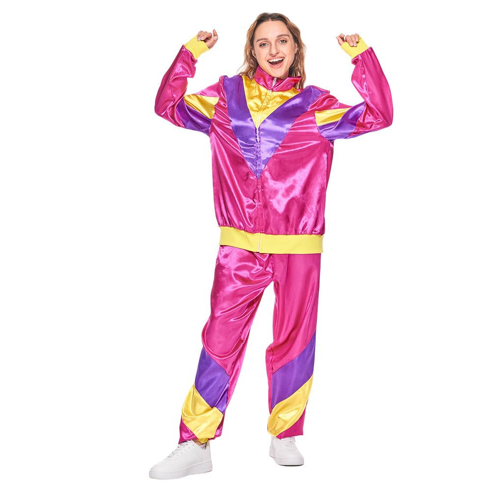 Unisex Punk Hip Hop Outfit With Polyester For Summer Stage Shows And Parties