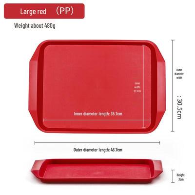 Zhaoran Plastic Rectangular Serving Tray