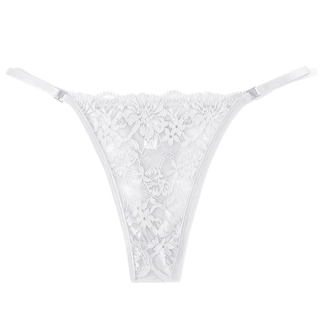 Ladies' Low Waisted Underwear With Hollowed Out Comfort, Lace Lace Lace Sexy Underwear, Thong