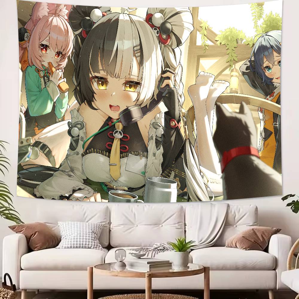Fashion New Zenless Zone Zero Season 2 Cute Pretty Hot Girl Dialyn Tapestry Wall Hanging Wall Tapestries Wall Hanging Sheets