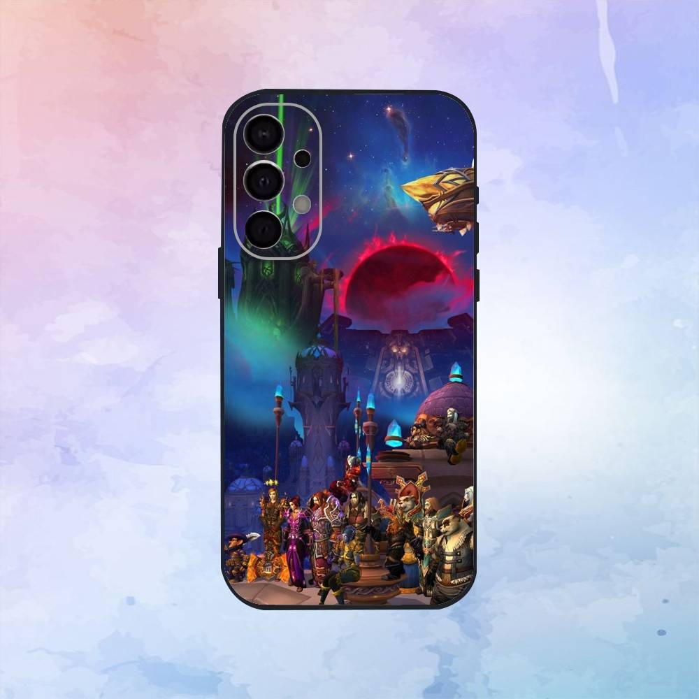 W-world Of W-Warcraft Game Phone Case For Samsung S25,S24,S21,S22,S23,S30,Ultra,S20,Plus,Fe,Lite,Note,10,9,5G Black Cover