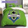 Seattle Sounders FC Pattern Bedding Home Decoration Birthday Gift (1 * Duvet Cover + 2 * Pillowcase, Without Core)