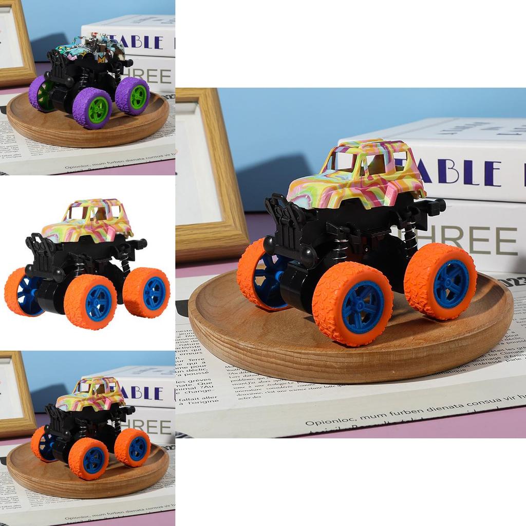 Inertia Offroad Car For Kids Durable Graffiti Kids Toy Vehicle For Boys And Girls