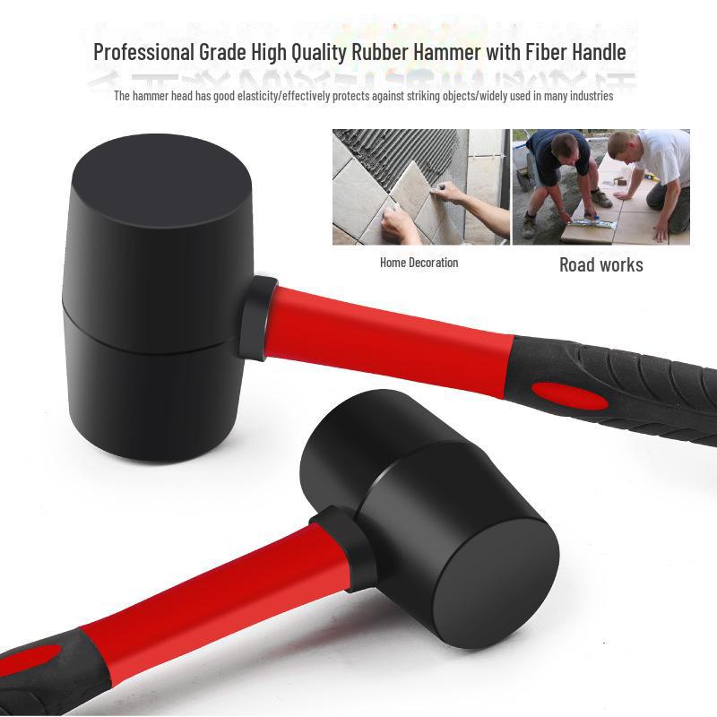 "Conjunto de martelos multifuncionais: Borracha, Madeira, Plástico, Pequeno, Esfregar, Tambor Oco, Martelos de Piso"