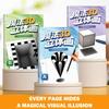 1/3Pcs Magic 3D Optical Illusion Drawing Books Visual Effect Tutorials Interesting Art Learning Supplies for Kids Hobby