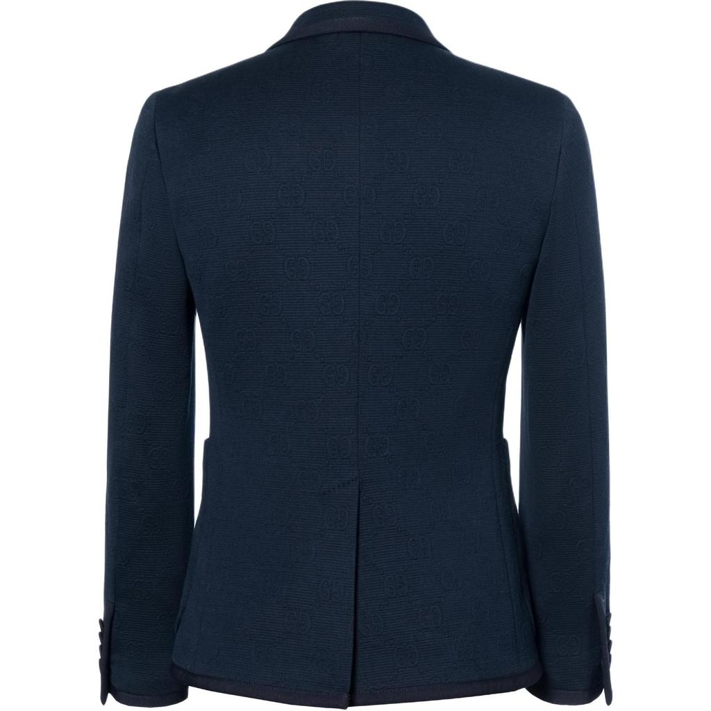 GUCCI Cosmogonie Business Suit Coat Men's Dark Blue 722465-ZAKNI-4440