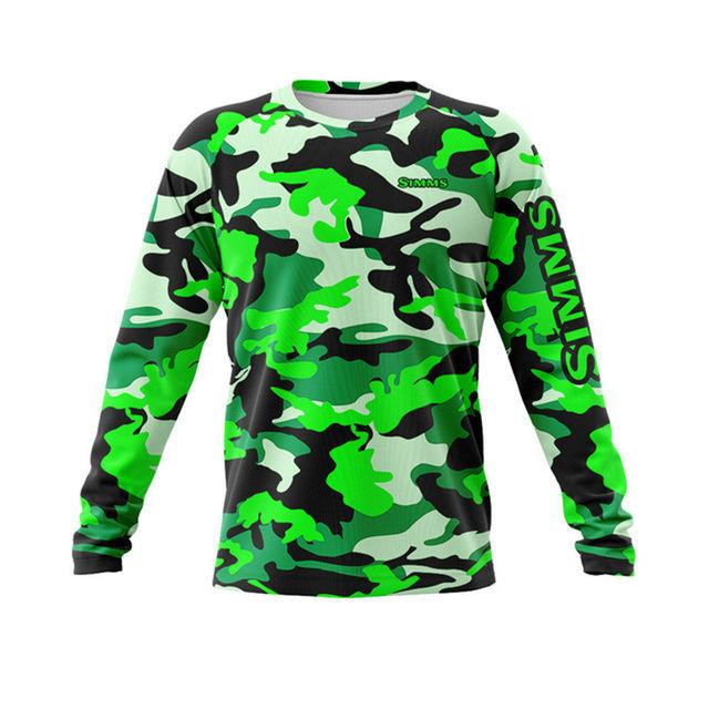 Simms long-sleeved T-shirt summer sunscreen clothes Luya fishing clothes upf50 + quick-drying breathable men's clothing new