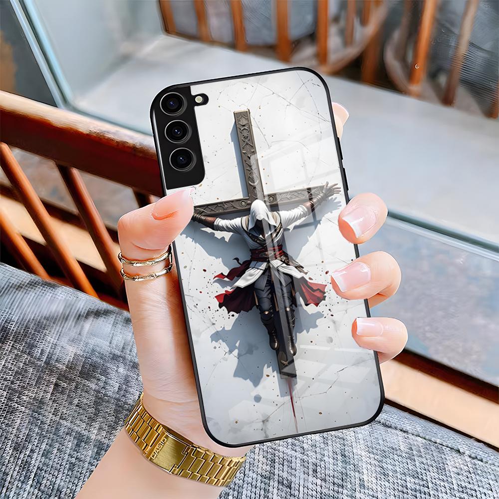 

Assassins C-Creed Game Phone Case For Samsung S26 S25 Plus S20 S20 Plus S22 Ultra S23 FE S21 Plus S21 Ultra Glass Cover Samsung S22 Plus