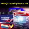Headlight Restoration Polish for Aging, Yellowed, Scratched Lampshades
