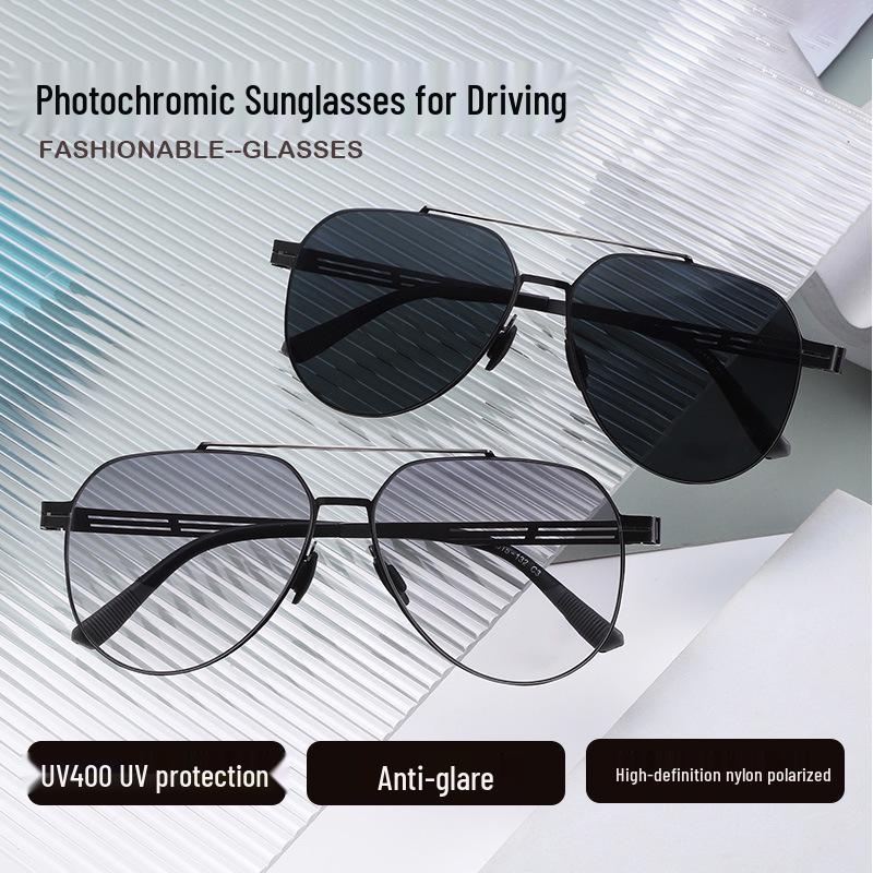 Polarized Men s Aviator Sunglasses with UV Protection C1 Gunmetal Frame with Gray Lens