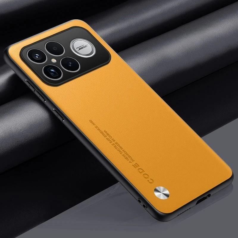 Premium Business Leather Phone Case for Xiaomi POCO F8 Pro F8 Ultra Camera Protect Shockproof Cover Funda