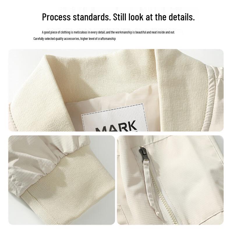 Mark Fairwhale Men's Casual Bomber Baseball Jacket