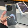 Square Back Tube Protection Clear Case For iPhone 12 16 ProMax 14 Pro Max 13 15 Plus 11 Anti-Oxygen,Eating Full, Little Monster Pattern Casing