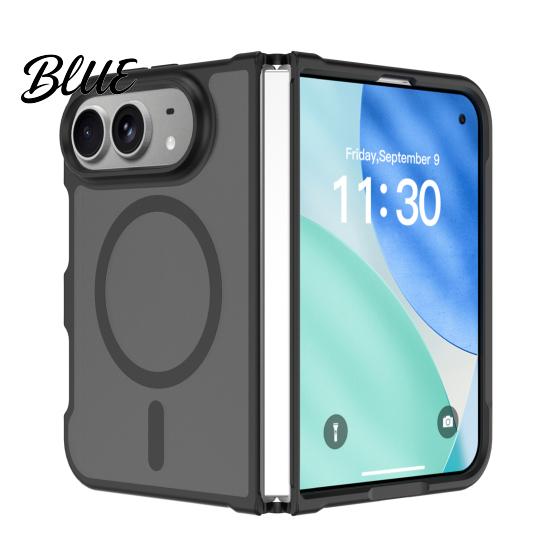 Clear Protective Case for IPhone Magnetic Matte Phone iPhone 2026 New, Full Hinge Non Slip Grip Protection, Not Yellowing Military-Grade Drop