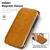 For Samsung Galaxy S25+ Case Compatible with MagSafe RFID Blocking Card Holder Leather Phone Cover