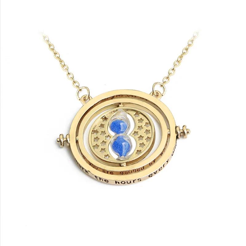 New Harry Golden Snitch Time Timer Hourglass 360 Rotatable Potters Cosplay Props Astronomical Time Converter Magic School Fans