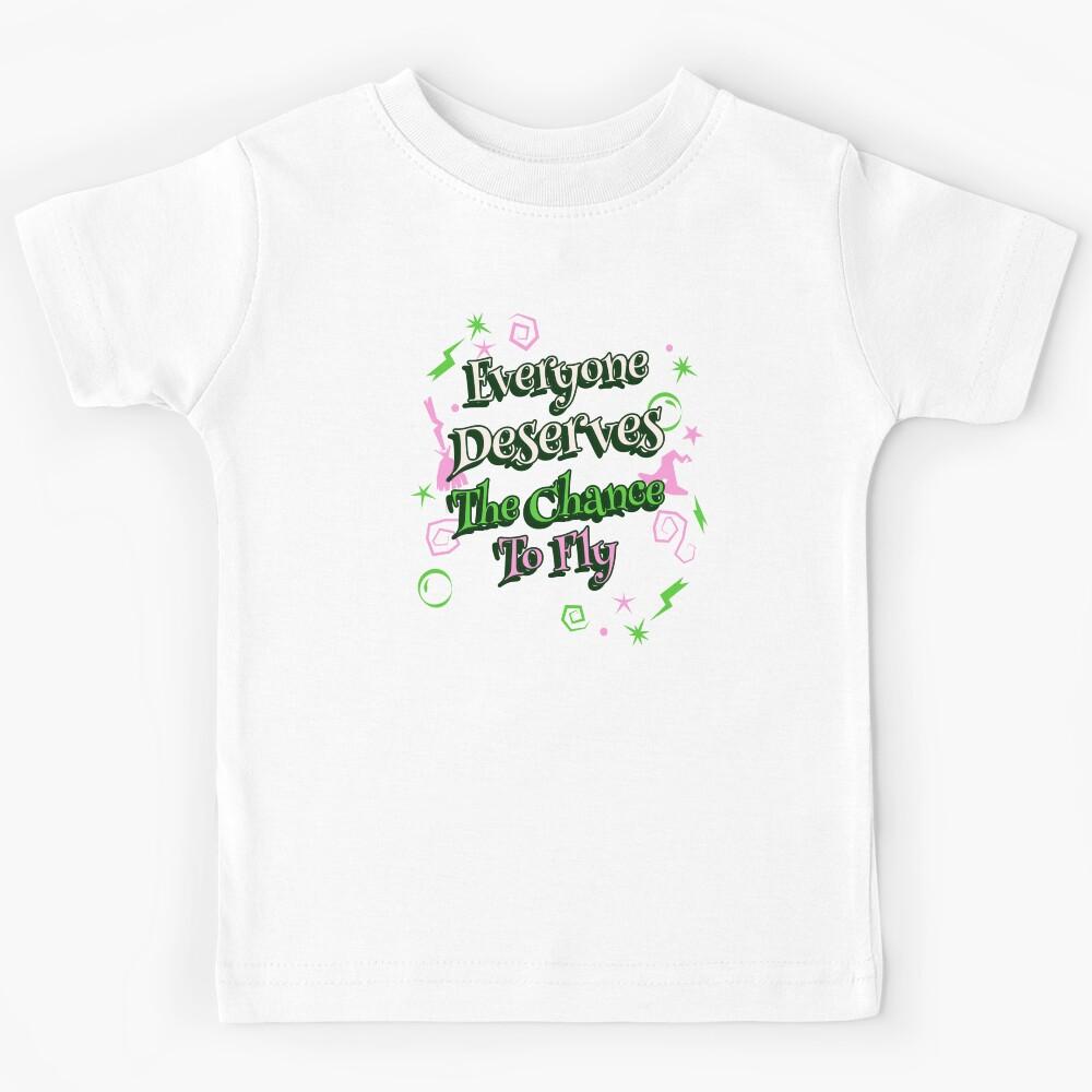 EVERYONE DESERVES THE CHANCE TO FLY Kids T-Shirt 160