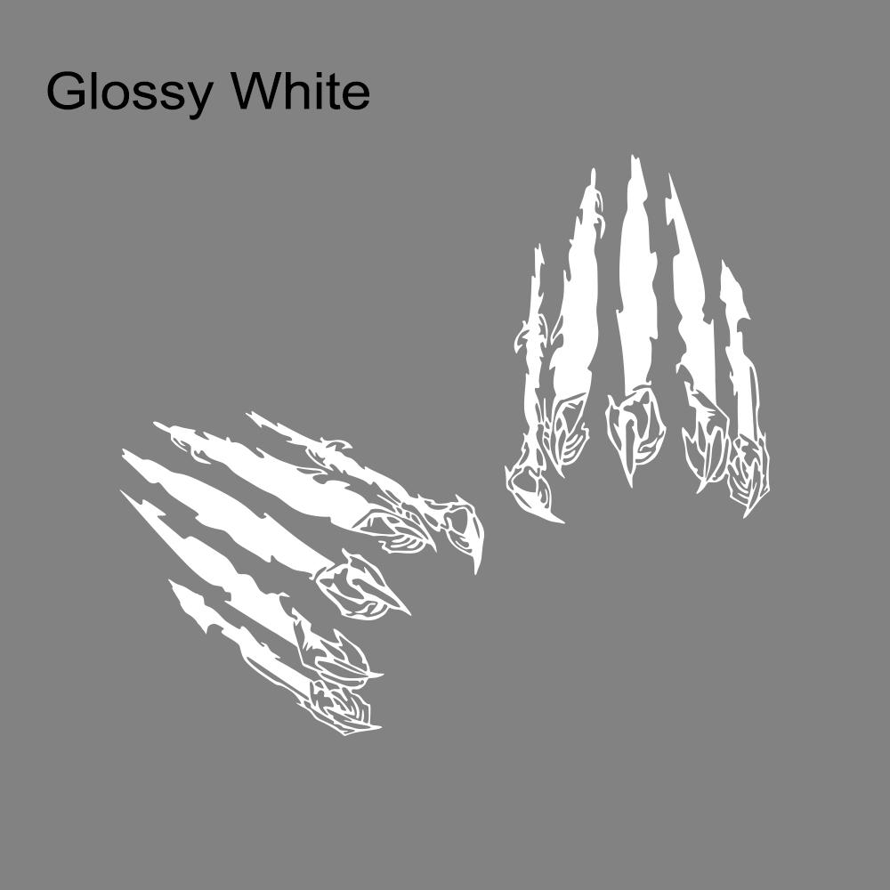 2PCS Car Stickers Beast Claw Paw Print Scratch Marks Creative Decals For Car Body Side Decal Auto Styling Decoration Accessories
