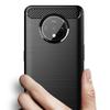 Brushed Texture Case For 1+7t Oneplus 7T Silicone Cases for Oneplus7t One Plus 7T Luxury Carbon Fiber Soft TPU Phone Cover