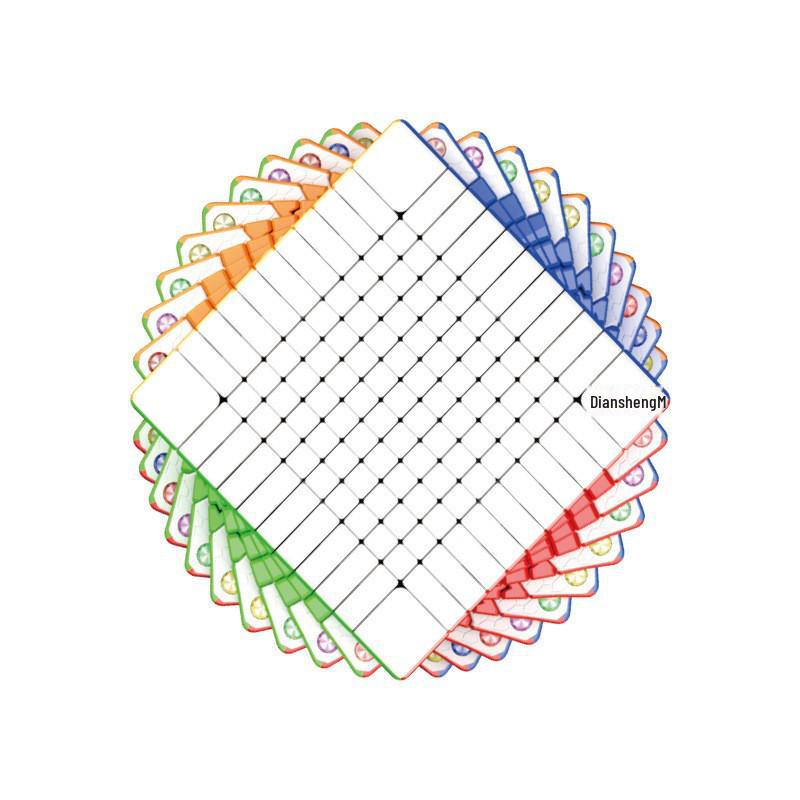 Diansheng Magnetic Galaxy Series: 6th, 789th, 10th-11th Level Speed Cube for Smooth Twisting and High-Level Competition.