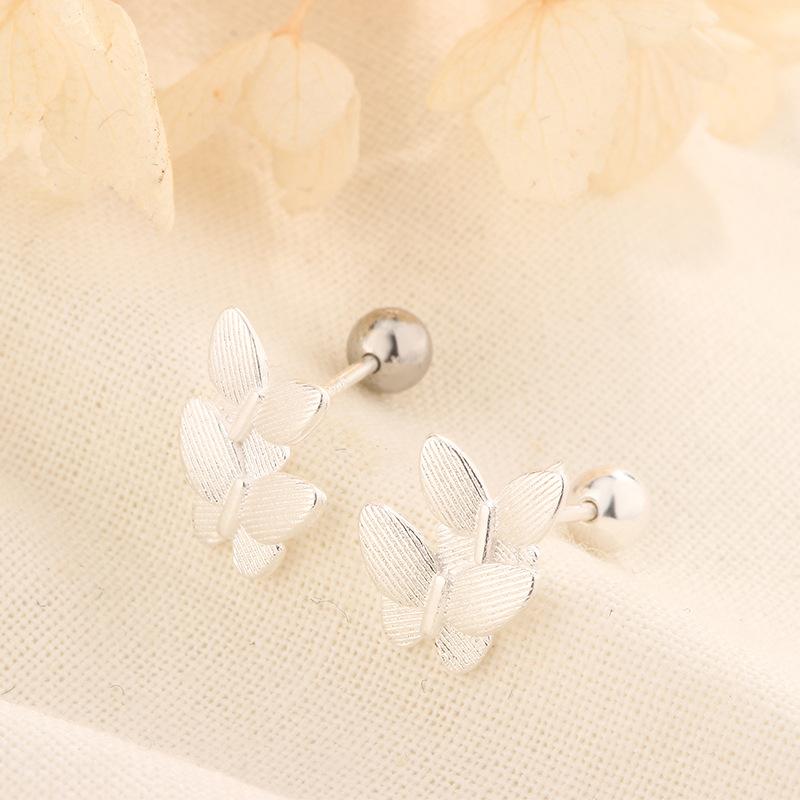 Chic Minimalist Double Layer Butterfly Ear Cuff Elegant Versatile Niche Design Aesthetic Ear Jewelry For Women