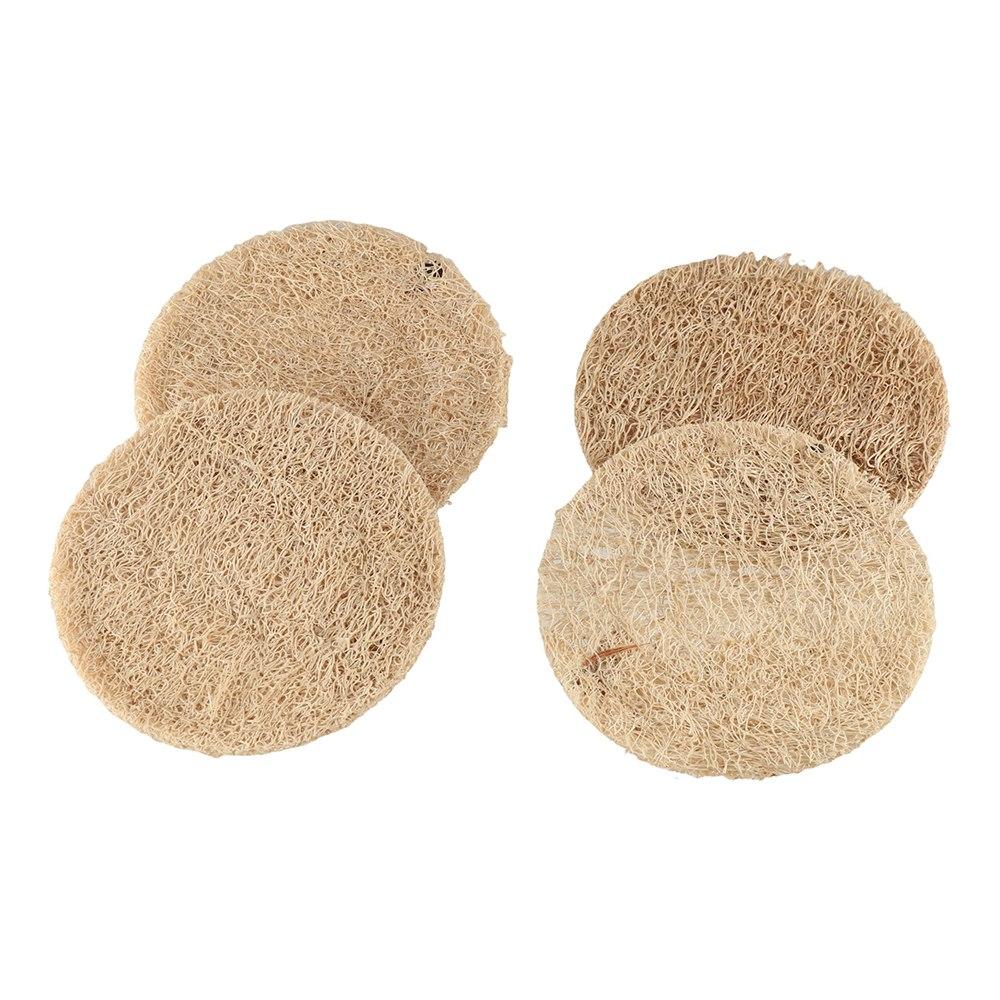 Round Tea Cup Mat Loofah Fibre Loofah Mat Kung Fu TeaSet Teapot Pad Tea