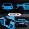 1/36 Lamborghini Aventador Replica Muscle Car Modello Scala Metallo Pressofuso Miniatura Arte Veicolo Pullback Regalo di Natale Bambino Ragazzo Giocattolo
