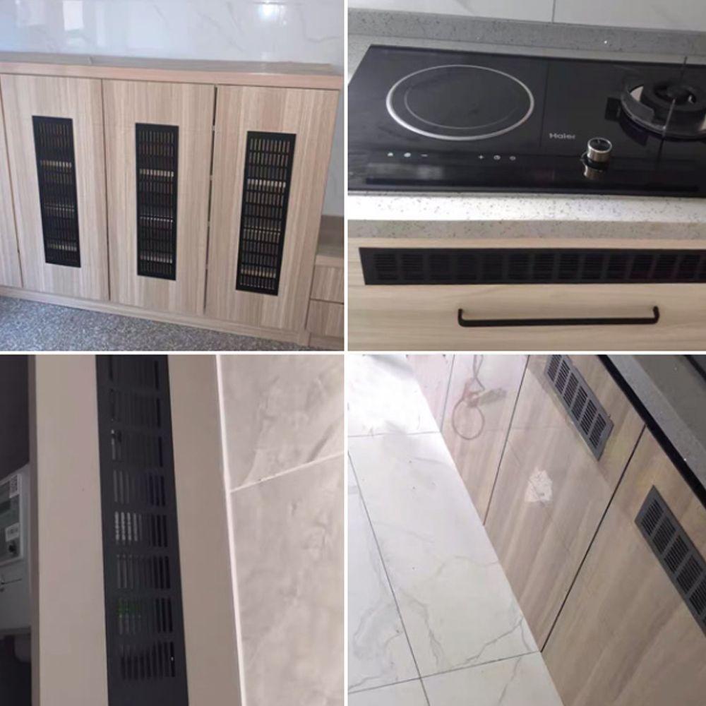 Accessories Aluminum Alloy Louver Hole Ornaments Vents Cover Ventilator Grille Air Vent Decor