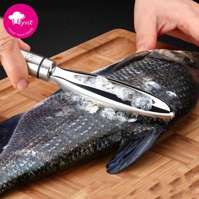 Accessoires de cuisine, grattoir à poisson en acier inoxydable, râpes à retrait rapide, nettoyeur de poisson, grattoir à os de poisson, outil Pinzet, gadget