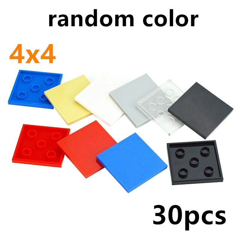 DIY Smooth Flat 4x4 6x6 8x8 8x16 Tile Building Blocks Assembles Particles Light Board Bricks 4*4 6*6 8*8 8*16 Plate Creative Toy