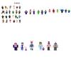 Set Colorato da 24 Pezzi di Action Figure dei Giochi Roblox Ideale per Collezionisti e Bambini
