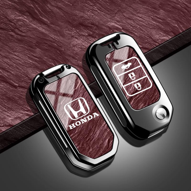 JBH4 New Car Remote Key Case Cover TPU Shell Accessories For Honda Civic HRV XRV CRV CR-V Crider Odyssey Pilot Fit Accord Protector