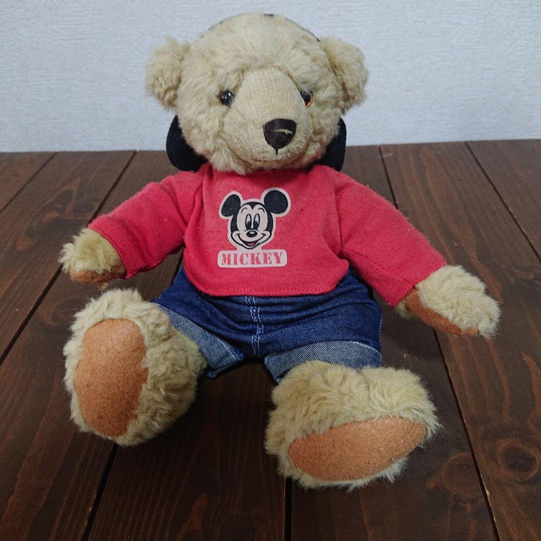 

[USED] Vintage Mickey Mouse teddy bear in excellent condition
