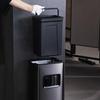 Large Capacity Trash Can Rectangular Trash Bin Office Litter Bins 12 Liters Dustbin Garbage Recycling Cube Wastebins with Lid