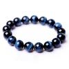 Blauer Tigerauge-Armband Blitzmuster Adlerauge Stein-Armband Stand Heißer Verkauf am Aussichtspunkt Blauer Tigerauge-Armband