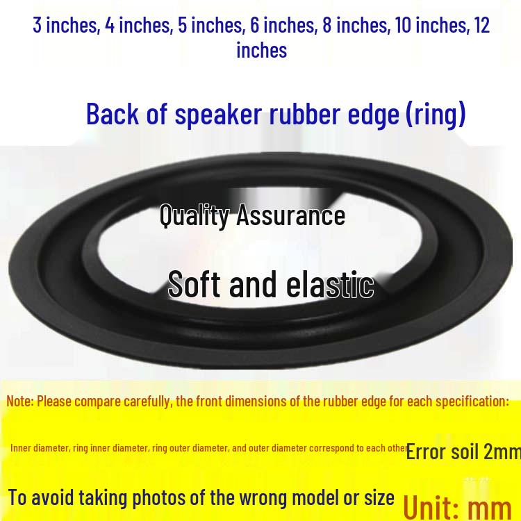 Speaker Repair Rubber Edge Ring - Replacement Folding Parts
